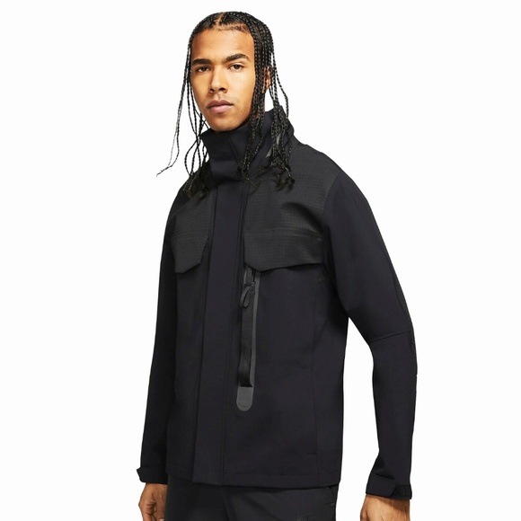 🔥 Nike Sportswear Tech Pack M65 Storm Fit Jacket Size Medium Black CZ9309-010 - Picture 9 of 14
